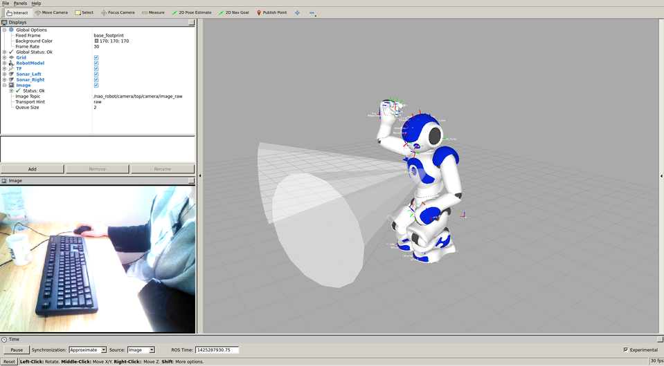 NAO rviz