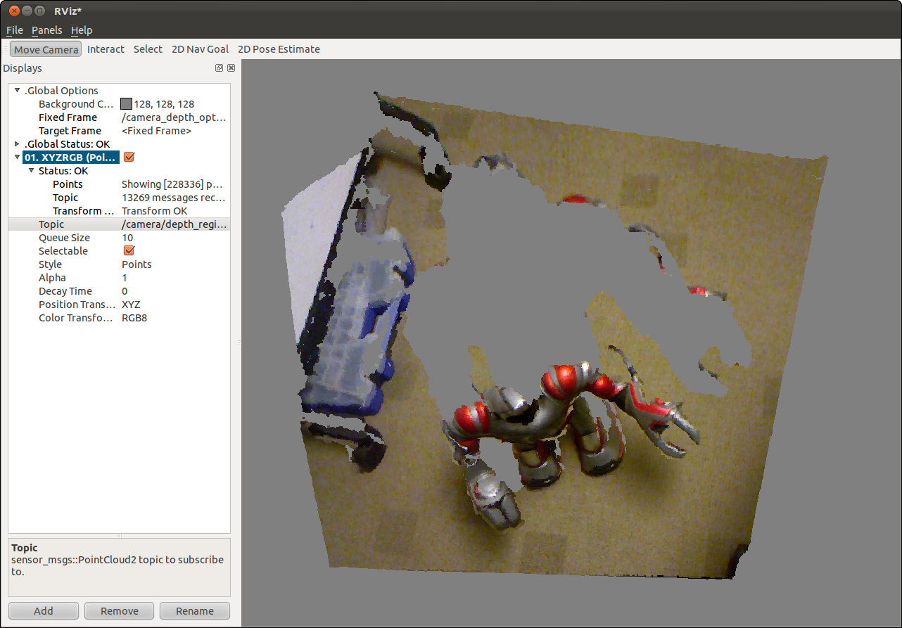 Registered point cloud