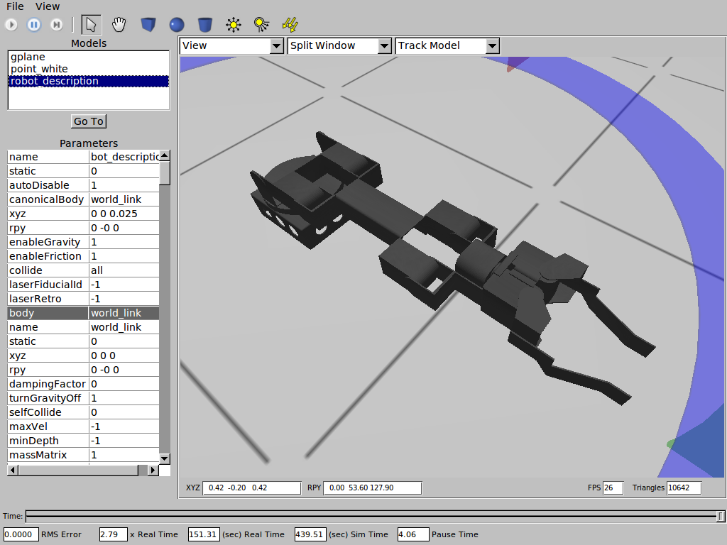 CrustCrawler Smart Arm in Gazebo