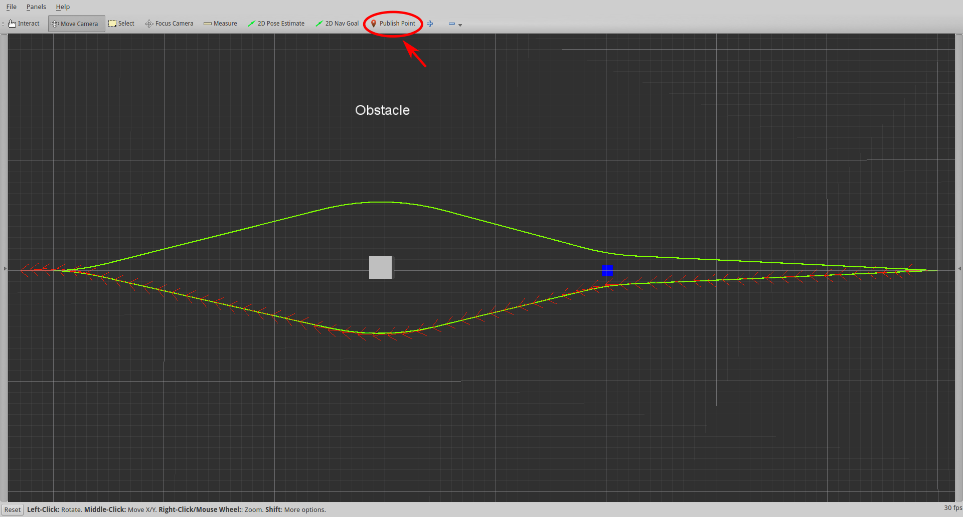 Optimization result (weight_viapoint=1)