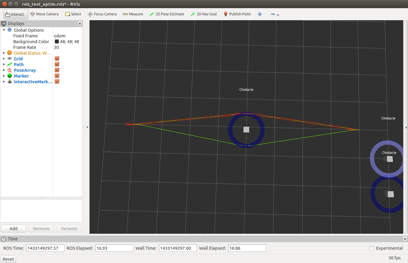 Visualization: Optimization of multi trajectories